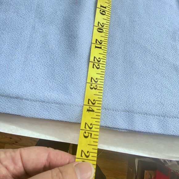 Vintage Alive By Vanderbilt Powder Blue Polyester Turtleneck Sweater M - Picture 10 of 10